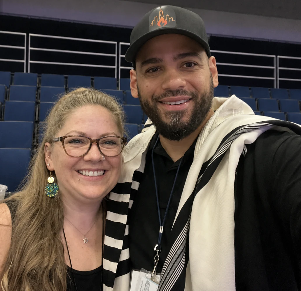Rabbi Eduardo and Amy, leaders of Upper Room NYC Messianic Synagogue